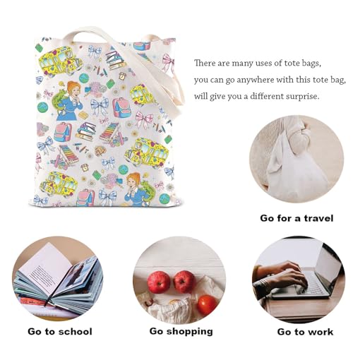 Bolso tote inspirado en Magic Bus para maestro miniatura 6