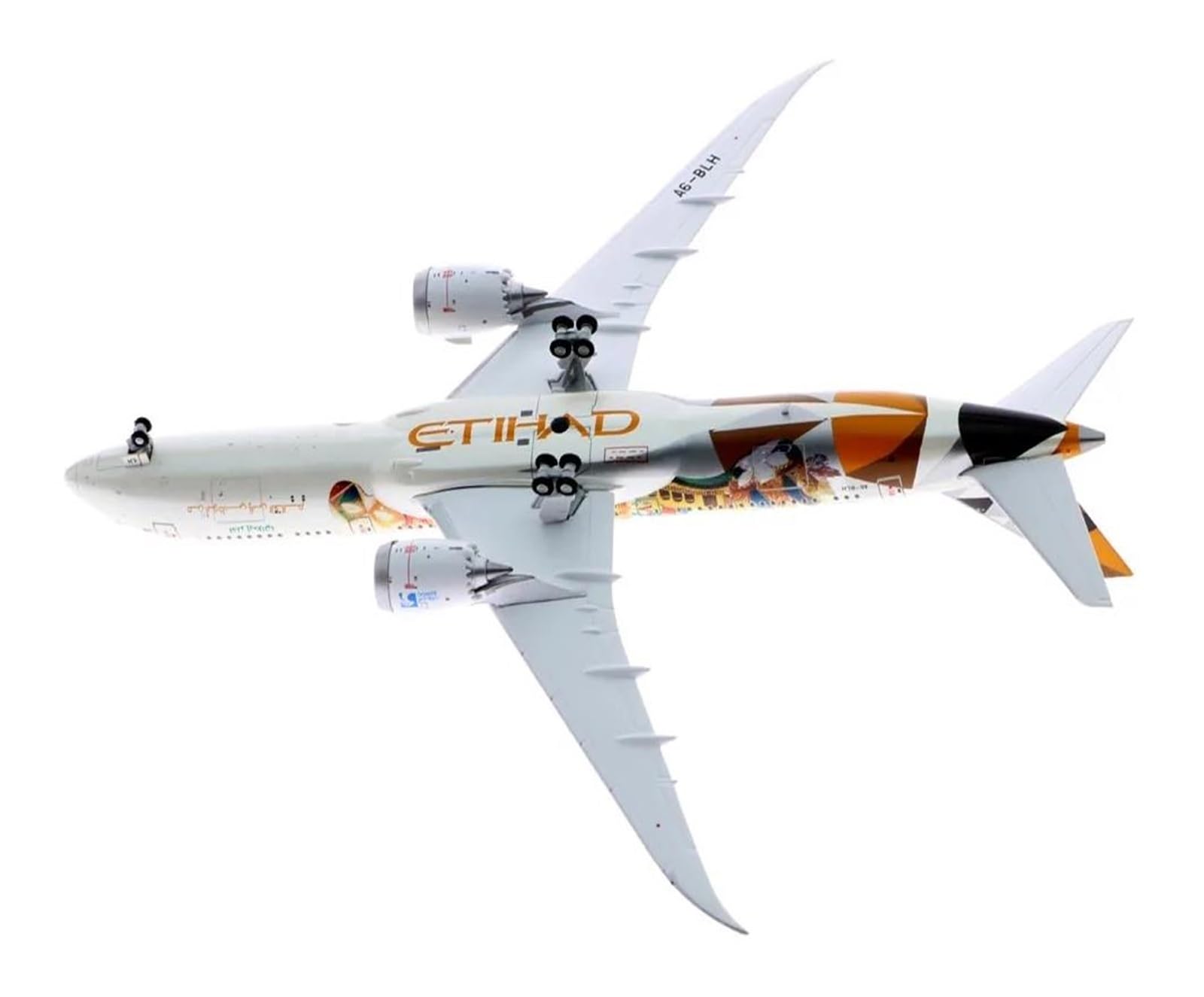 Amazon.co.jp: 飛行機模型飛行機おもちゃの飛行機模型 1:400 JC
