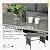 Outsunny 6 Piece Patio Dining Set, PE Rattan Furniture Set with 2 Chairs Cushions & Outdoor Loveseat Sofa, Woodgrain Slatted Dinner Table, Gray
