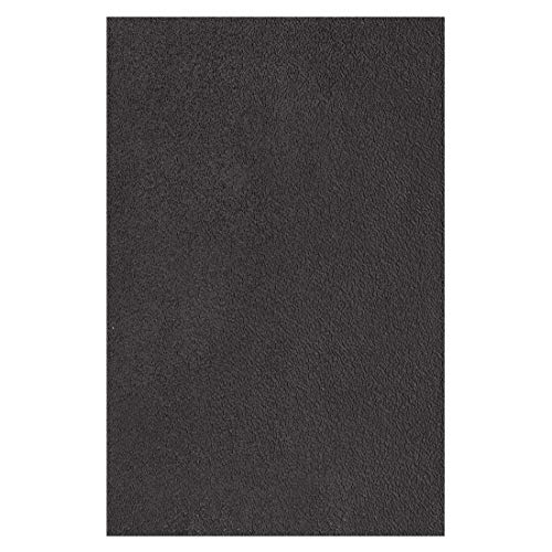 Anti Rutsch Sohlengummi - sehr flexible 1,8 mm Sohlenplatte 20x30cm schwarz - Schuhsohlenreparatur - Antirutsch Pads Schuhe - Speckgummi - Kreppsohle Sneaker - Langlauf Schuhbedarf