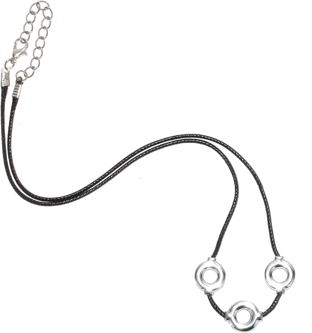 LACKINGONE Itachi Uchiha Cosplay Necklace Pendants,Silver