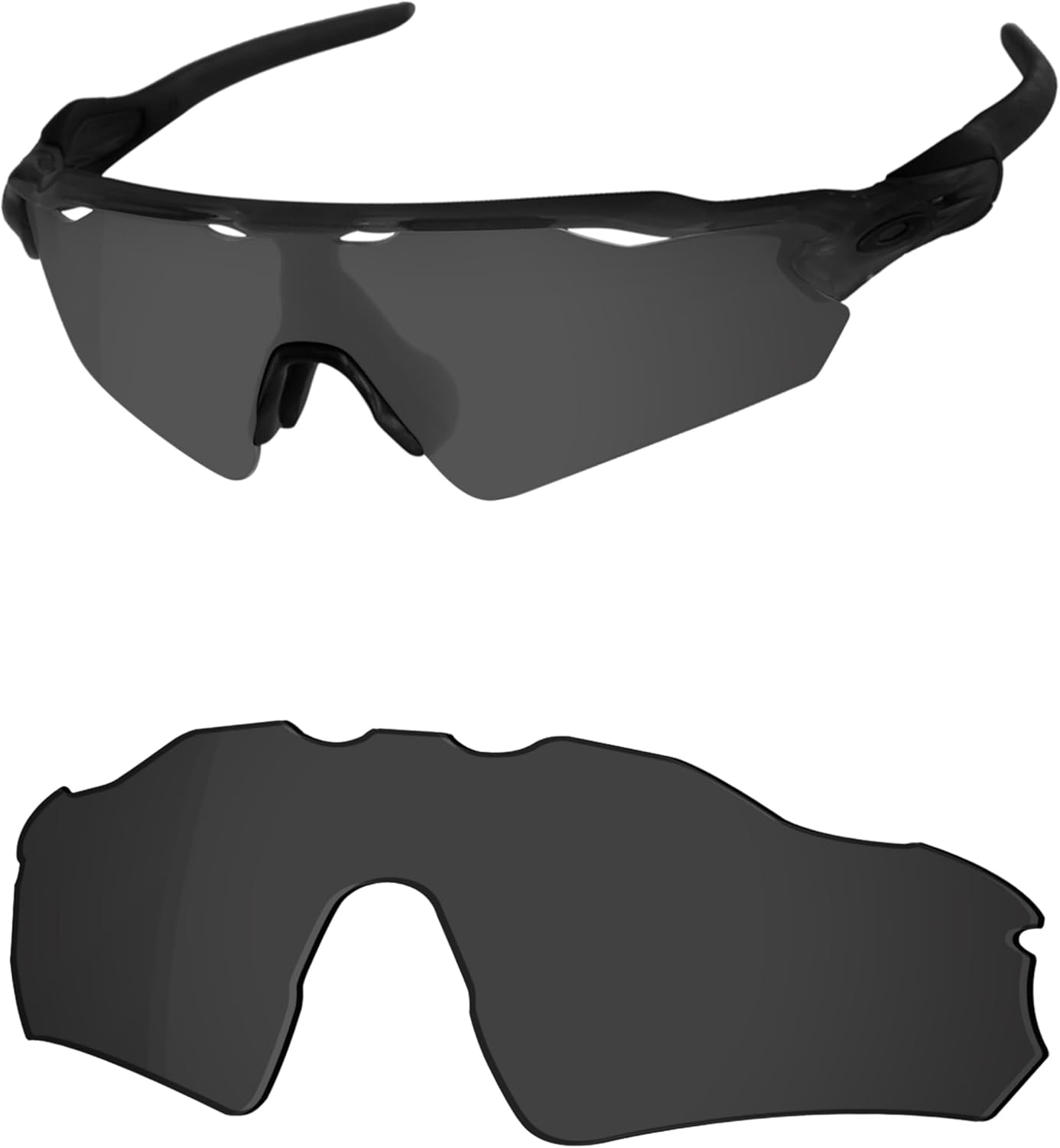 OSharp Replacement Lenses for Oakley Radar EV Path XS OJ9001 Sunglasses - HD Polarized, Mirrored, UV Protection