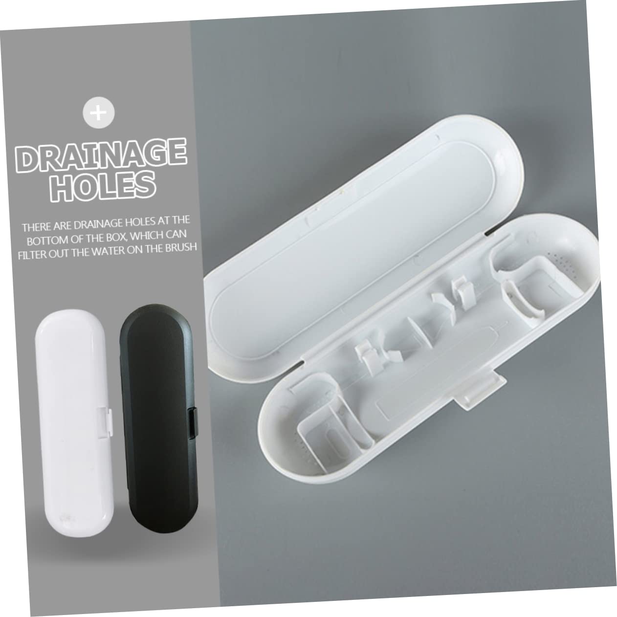 2 Series Estuche De Viaje para Cepillos De Dientes Soporte Portátil para Cepillos De Dientes Estuche para os De es Eléctricos De Viaje para 4 Piezas*2