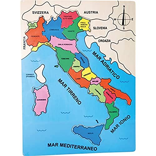 Small Foot 10192 - Puzzle dei Paesi Italia