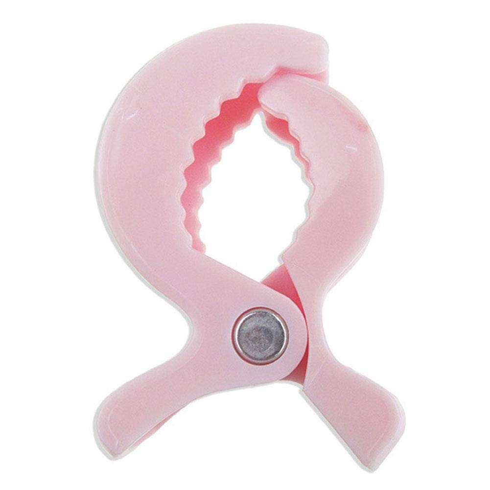 5 Clips De Poussette Universels En Plastique ABS - Couleurs Pastel (rose, Bleu, Vert...) - Pour Fixer Couvertures Et Jouets
