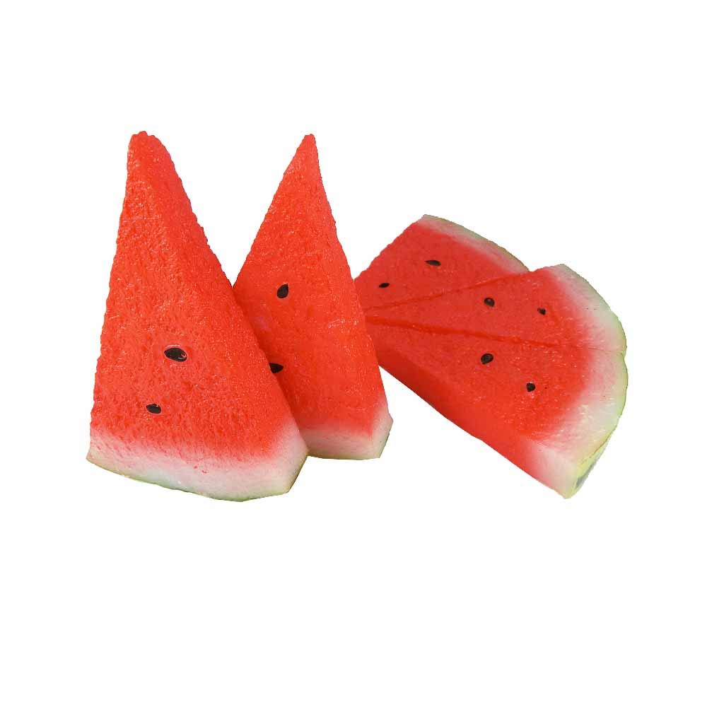GuCra Artificial Fruit, Watermelon 5 pcs Pack, Fruit Model (Red)