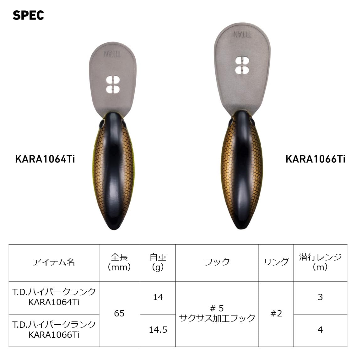 Amazon.co.jp: ダイワ(DAIWA) クランクベイト T.D.ハイパークランク