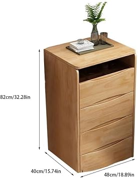 GSOUL Dressing Table Solid Wood Dressing Table Makeup Table Small Dressing Table Home Storage Integrated Bedside Bedside Table Writing Desk