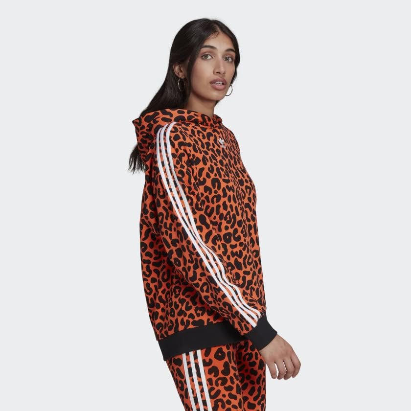 adidas Rich Mnisi Hoodie Women's, Orange, Size S - Image 5