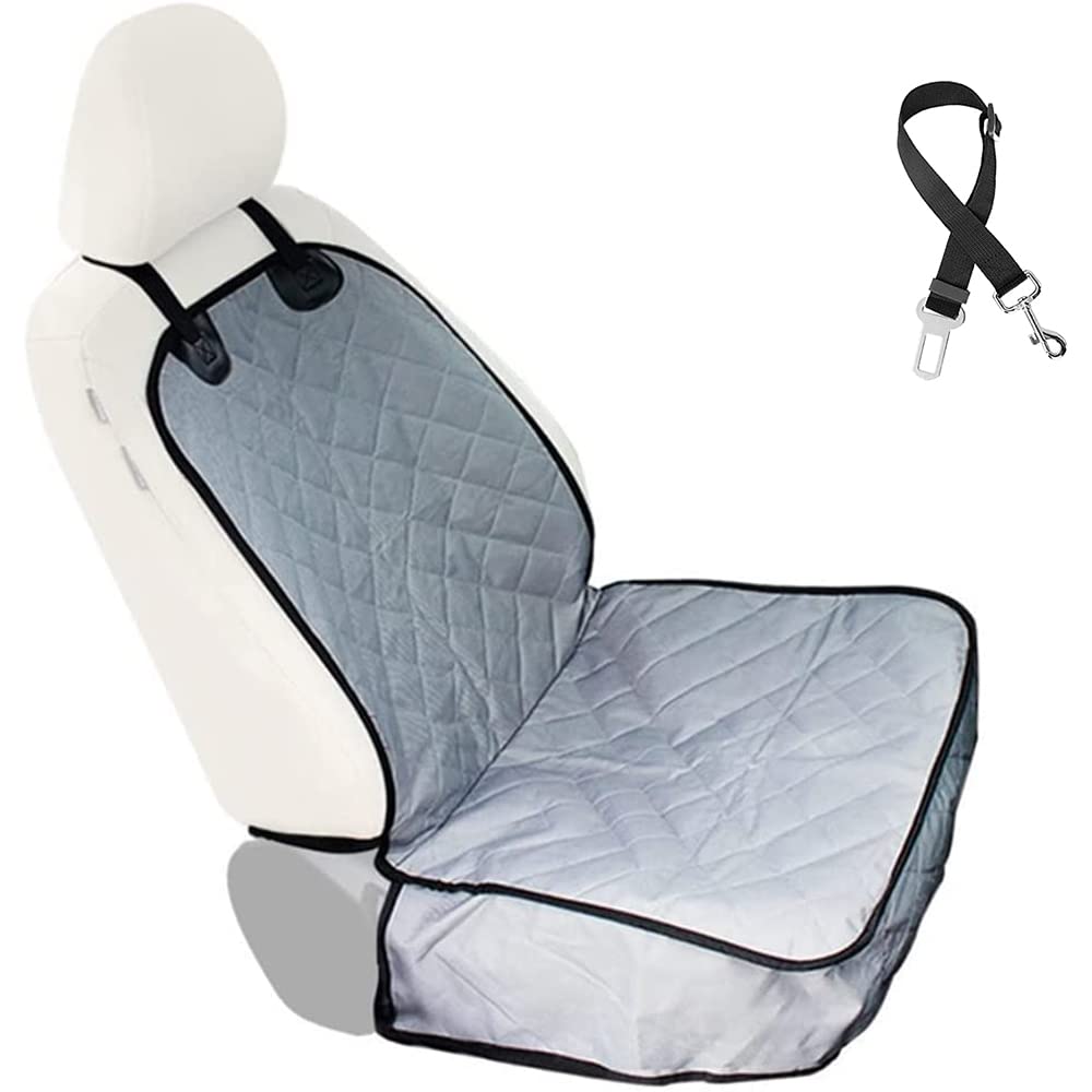 ELR Front Seat Cover for Dog, Nonslip&Scratch Proof Dog Front Seat Covers for Pets/Dogs/Cats, Washable Pet Front Seat Cover for Cars Trucks SUV