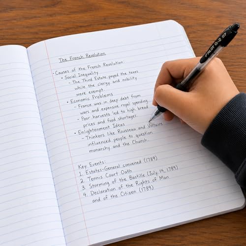 Cahier de composition 200 pages pour prendre des notes de cours claires sans manquer d'espace - 6