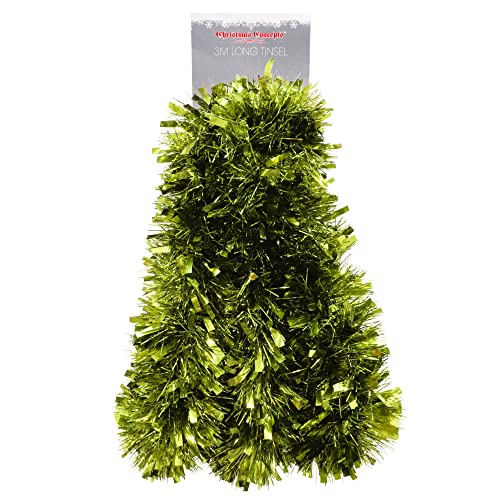 Christmas Concepts® 3m / 9.8ft Klobig/Feines Weihnachtslametta -...