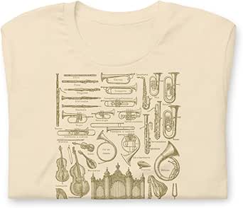 Vintage Musical Instruments T-Shirt – 1920 Dictionary Print – Music ...