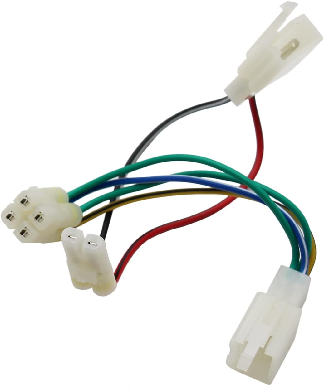 Grebizan GY6 CDI Adapter Cable Scooter Quad 6 Pin CG CDI Square Round Connector Convertor