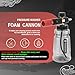 Raincovo Foam Cannon Wide Mouth for Pressure Washer, Thick Snow Foam Lance for Car Wash, Adjustable Soap Cannon with 1/4 Inch Quick Connector, Additional 1.1mm Orifice Nozzle