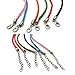 Mixed Charms Leather Plaited Bracelets Cords 36pcs