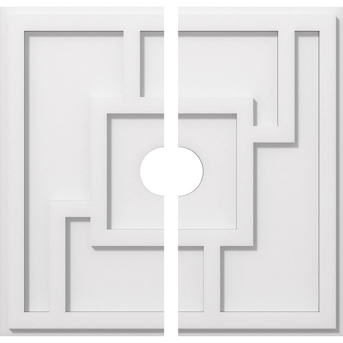 Ekena Millwork CMP14KX-03000 Knox Architectural Grade PVC Contemporary Urethane Ceiling Medallions 14"OD x 3"ID x 4 3/4"C x 1"P — Amazon image 21