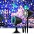 Sanwsmo Christmas Projector Lights, Snowflake Light Projector, Aurora Light with 10 Ocean Waves Remote Control, Holiday Projector Lights Lanscape Decorative Lighting for Home Party Wedding Decor