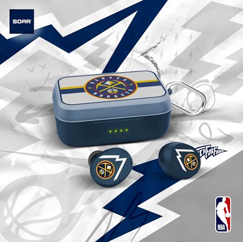 Image of SOAR NBA Wireless Sport Earbuds: Comfortable Fit & Convenient Charging