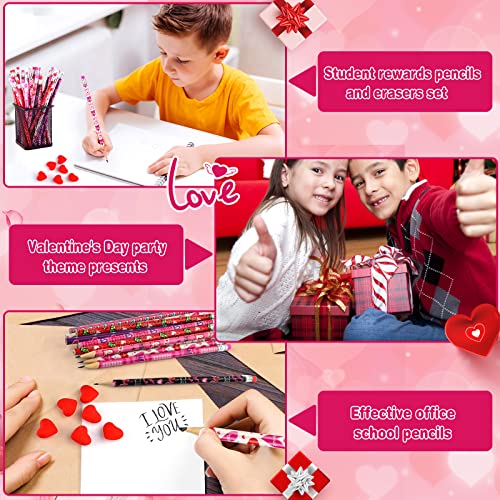 Lápices Valentine con borrador x500 Zuazaor miniatura 3