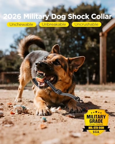 BLACKDOG Military Dog Shock Collar 2 Dogs (5-150lbs) - 4200ft Dog Training Collar with Remote, 4 Training Modes, Flashlight&Strobe, 90-day Battery, IP67 Waterproof Dog E Collar for All Breeds (Orange) - Image 2