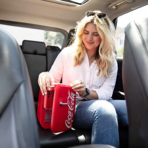 Cooluli mini réfrigérateur compact 4l rouge avec distributeur d'eau - 7