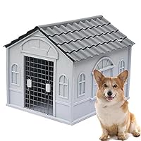 Amazon.co.jp: 犬小屋 屋外用 大型犬 プラスチック 犬小屋 室内 屋外