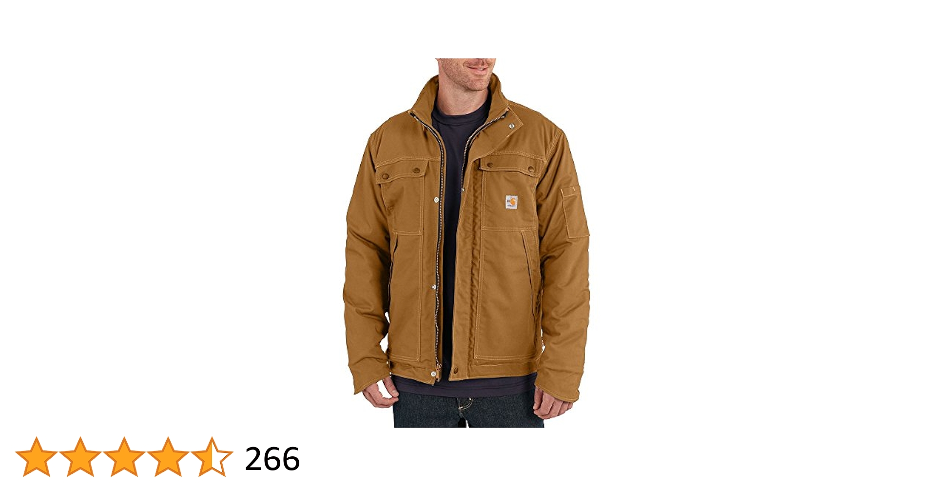 Amazon | Carhartt メンズ 耐炎フルスイング クイックダック