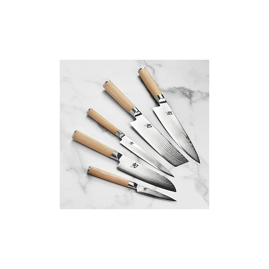 Shun-Classic-Blonde-7-Piece-Knife-Set-with-Angled-Birch-Block Shun Classic Blonde 7 Piece Knife Set with Angled Birch Block