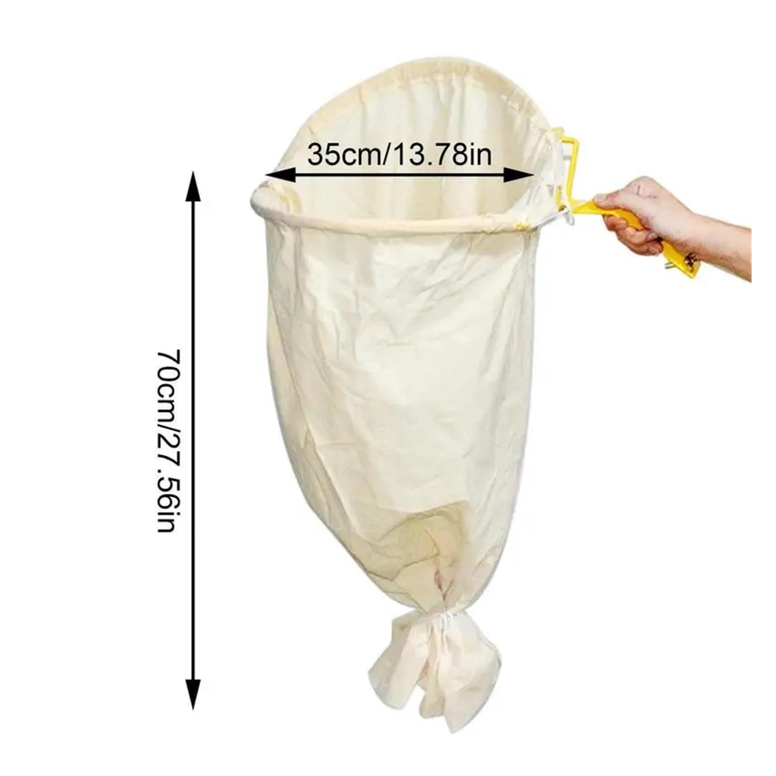 Filet de capture d'abeilles, ca anti-mouches réutilisable avec base verrouillable, équipement d'apiculture, sac d'apiculture, outil de contrôle des parasites Apiculture