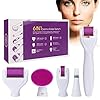 Dermarollerset, 6-in-1, 1,5/1,0/0,5 micronaald, siliconen borstel en desinfectietablet voor de regeneratie van de huid…
