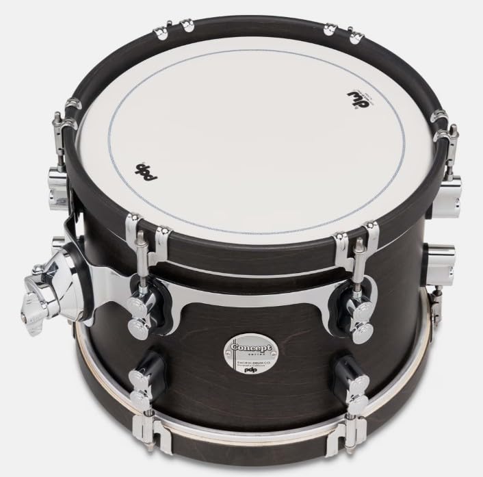 Pacific Drums Concept Classic: tom, 12" x 8", Ox Blood Stain, cerchi Ebony Stain