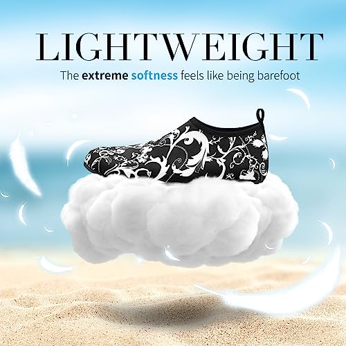 Image of Homitem Water Shoes for Women Men Aqua Socks Swim Beach Pool River Slip-On Barefoot Quick-Dry Vacation Cruise Essentials Accessories for Yoga Kayak Sports