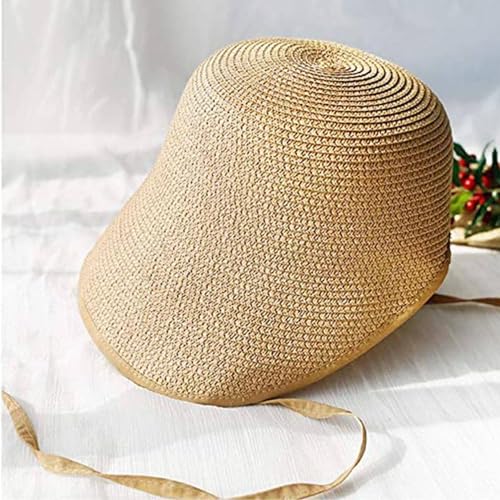 Sombrero de paja estilo francés para mujer miniatura 3
