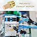 MECCANIXITY 10PCS Pneumatic Exhaust Muffler, g 1/4