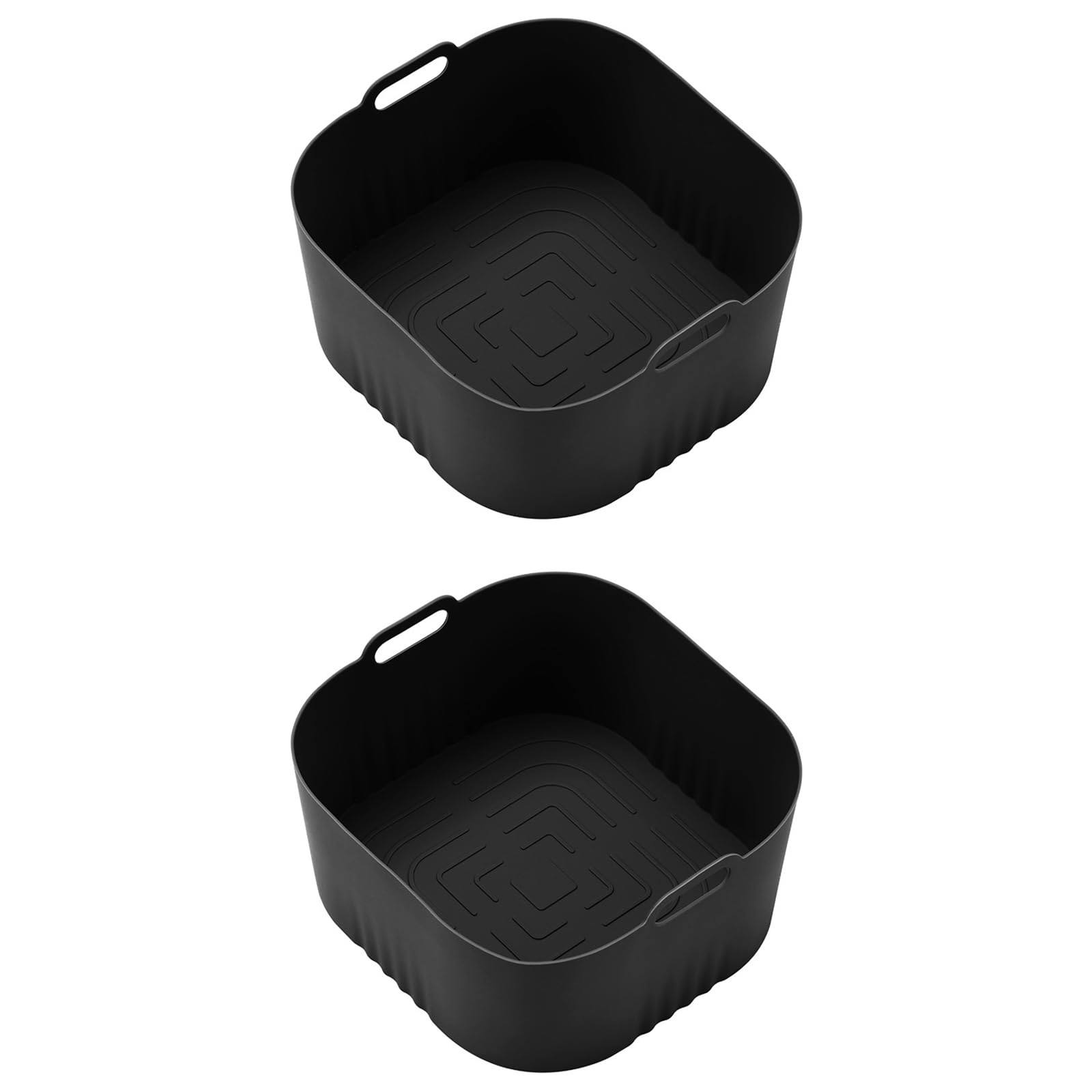 Xjdzineq 2 Pack Silicone Air Fryers Basket Liners Silicone Pads Accessories Suitable for Baking and Cooking Dishwasher Safe Cooking Trays