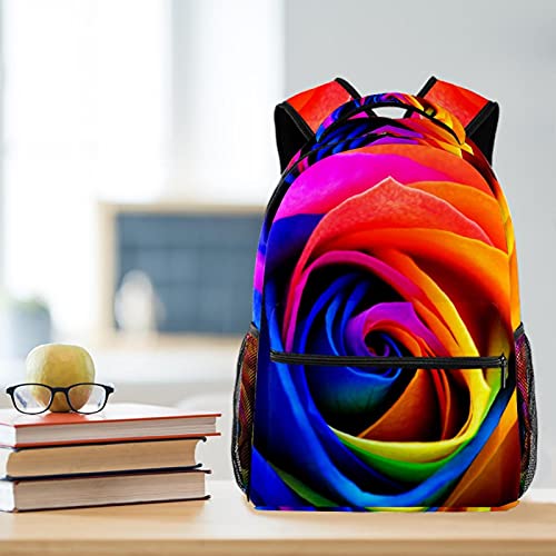 Sac à dos ordinateur grande capacité licorne bleue pour l'école et les loisirs - 6