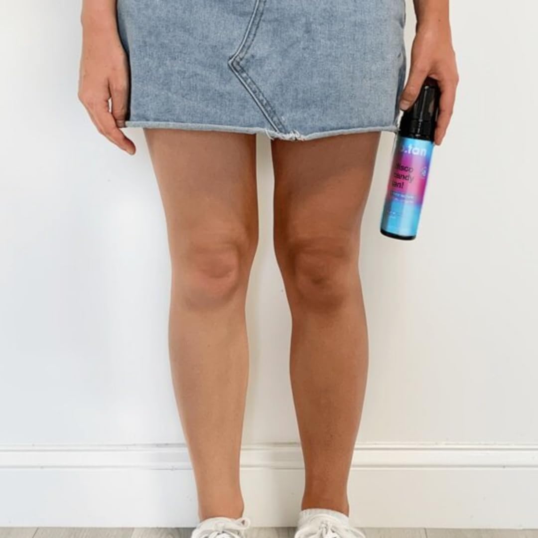 b.tan Self Tanner | Disco Candy Tan Self Tanning Mousse - Fast, Dark Self Tan That Parties as Hard as You, Candy-Scented, Sweat-Proof & Transfer Resistant, Vegan, Cruelty + Paraben Free, 200 ml