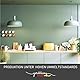 Craft Colors® 5L hochwertige Wandfarbe edelmatt, Kreidefarbe made in Germany, DESIGN Collection No. 650 Vintage Grün