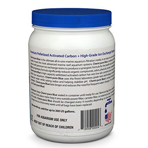 Boyd Enterprises Cpblu44 Chemi-Pure Blue Grande Aquarium Filtration, 44 Oz, Black #TOP1