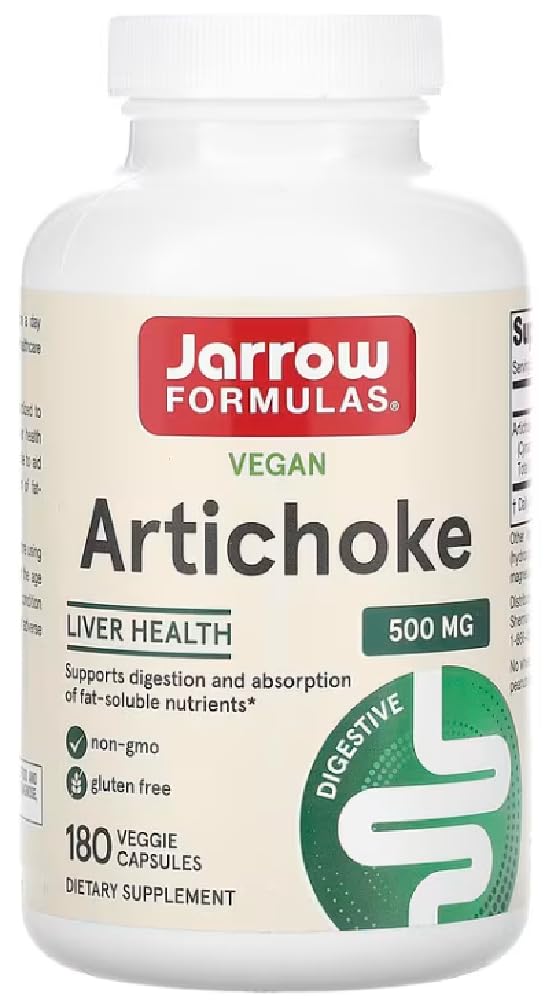 Jarrow Formulas - Artischocke | 500 mg zur Unterstützung der Verdauung - 180 Kapseln