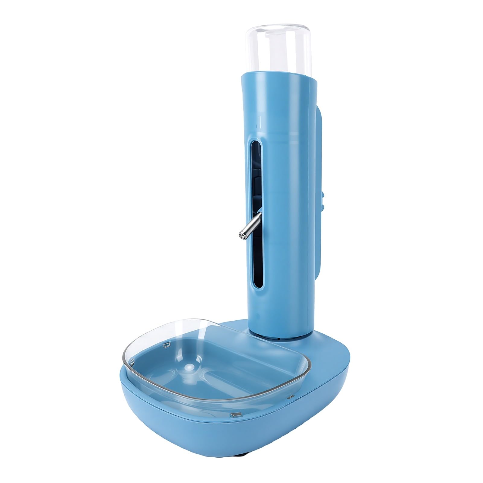 Dispensador de agua para gatos automático por gravedad Naroote color azul