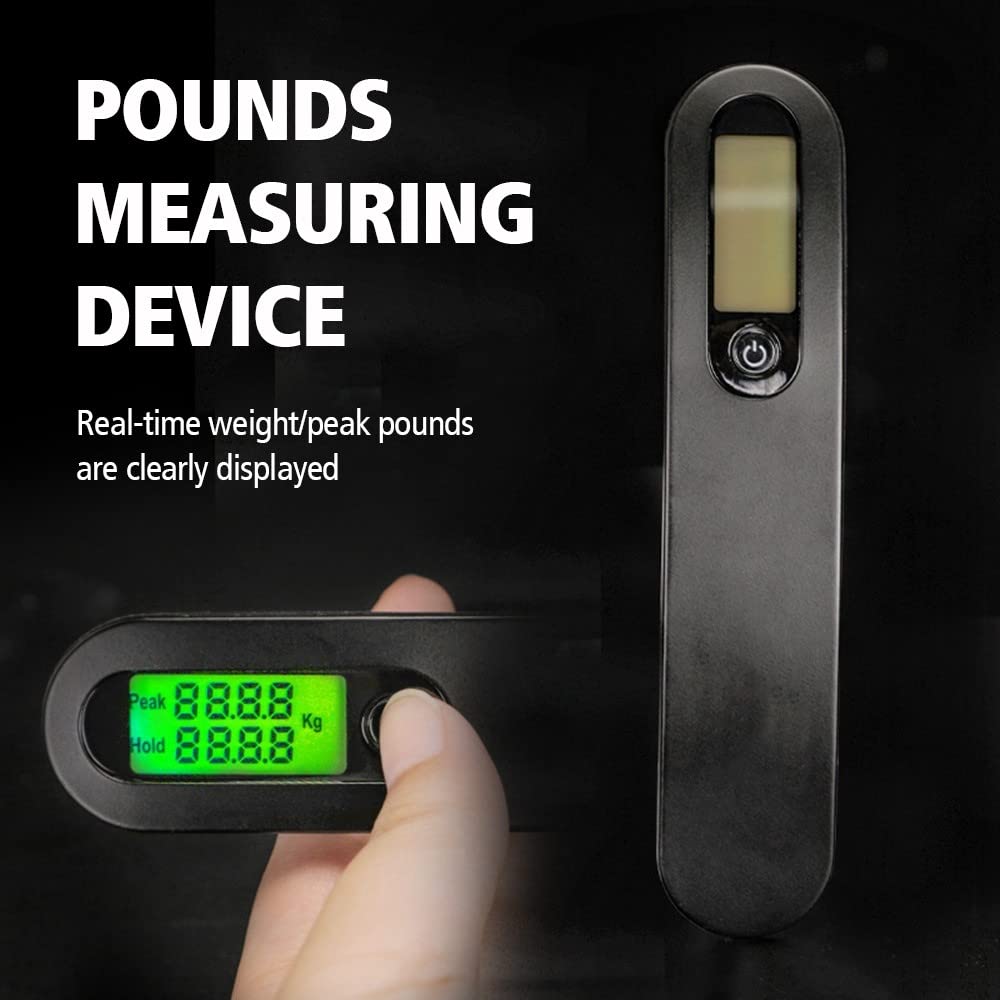 MiOYOOW Bogenschießen Bogenwaage 110 lbs Digital Compound Recurve Scale Tragbare Gepäckwaage mit LED-Anzeige für Indoor- oder Outdoor-Bogenschießen