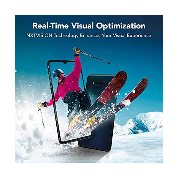 TCL 10 SE Unlocked Android Smartphone, 6.52" V-Notch Display, US Version Cell Phone with 16 MP AI Triple-Camera 4GB + 64GB, 4000mAh Fast Charging Battery, Polar Night (Not Compatible with Verizon)