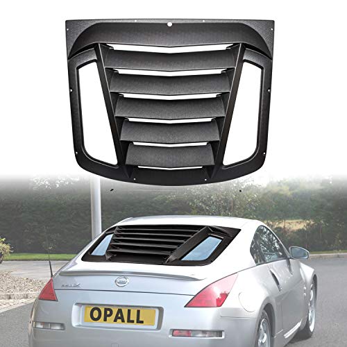 Opall Rear Window Louvers Windshield ABS Window Scoop Cover Rain Sun Guard in