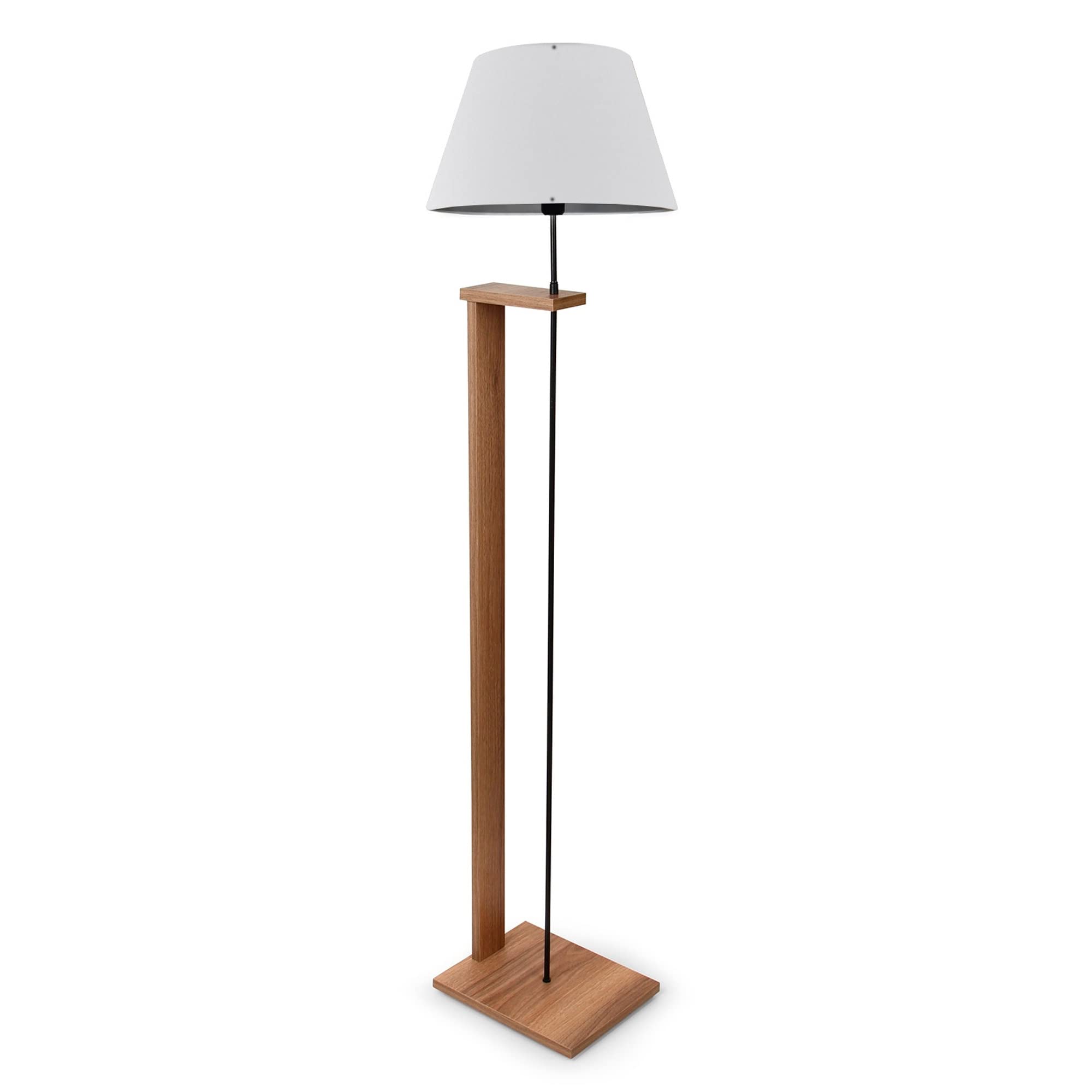 LÁMPARA DE PIE 150 CM PANTALLA CÓNICA CREMA, TIPO E27 MAX 60 W, COLECCIÓN VICTORIA, CASQUILLO E27 MAX 60 W
