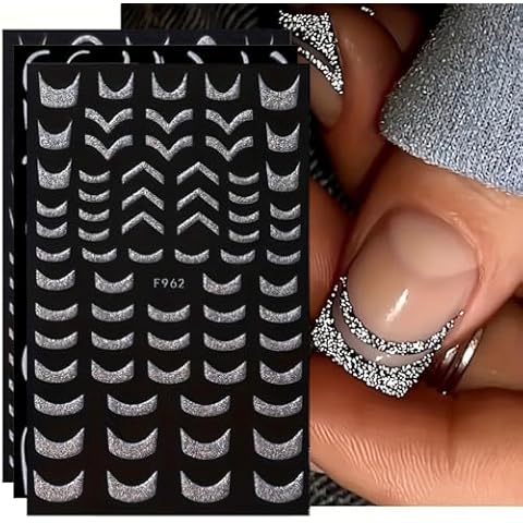 FUKIDOG 3D Self-Adhesive Nail Art Stickers Cover