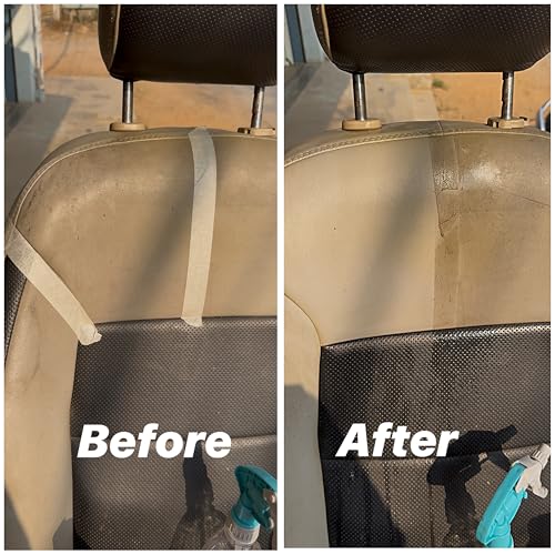 Image of B&W 2-in-1 Interior Cleaning Liquid | Car Interior Cleaner for Dashboard, Fabric Seats, Leatherette, Vinyl & Door Panels | Multi Surface Detailer for Cars & Bikes | 1 Kg