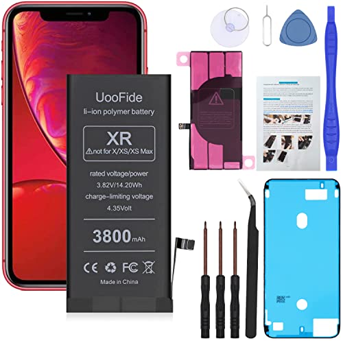 UooFide Upgraded High Capacity Battery Compatible with iPhone XR (6.1-Inches)