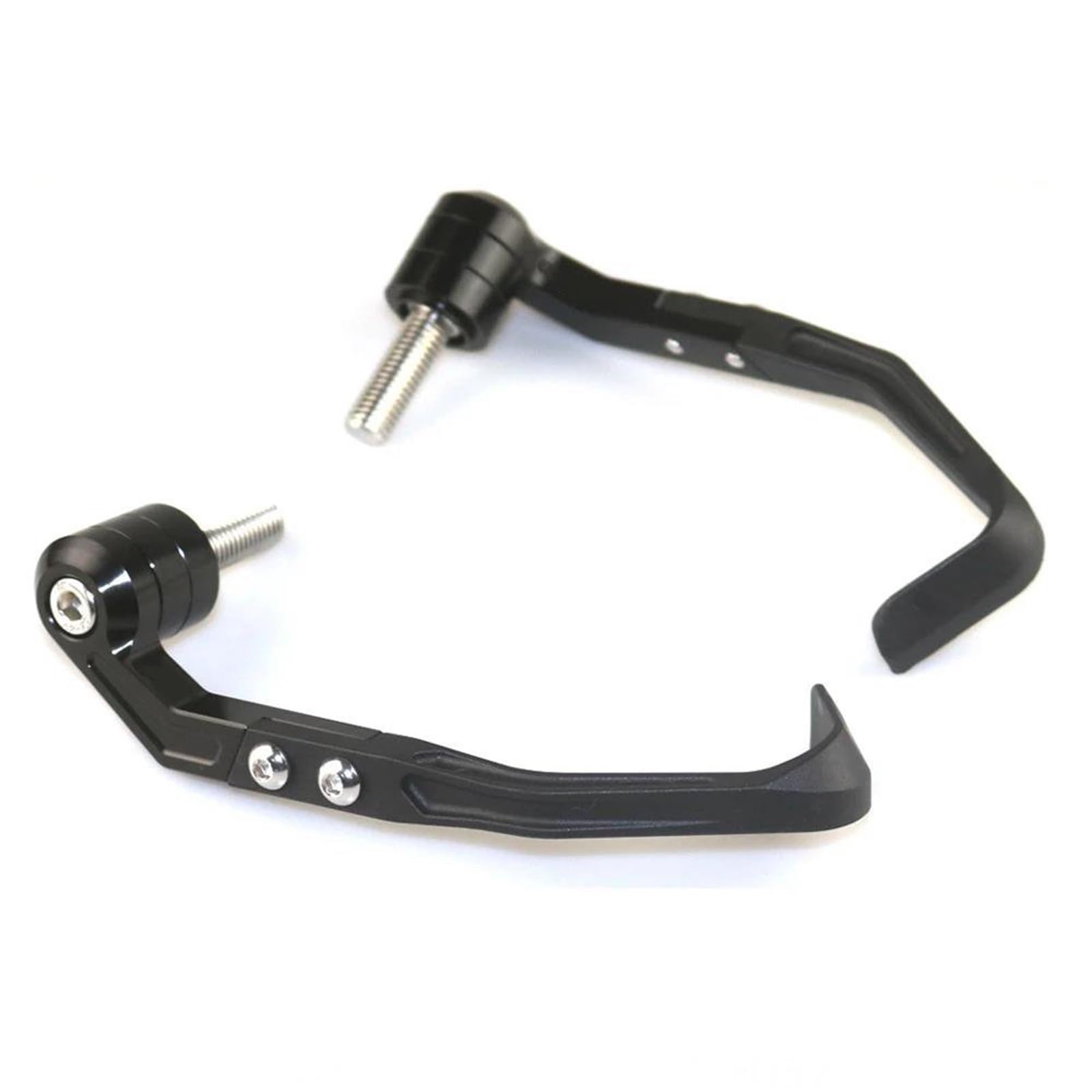 Hizorb Black- Silver Handguards For Kawasaki Zx-25R Z 125 Zx-6R Zx-10R Motorcycle Handguards Brake Handle Protects Hand Guard Accessproes(Black- Silver)
